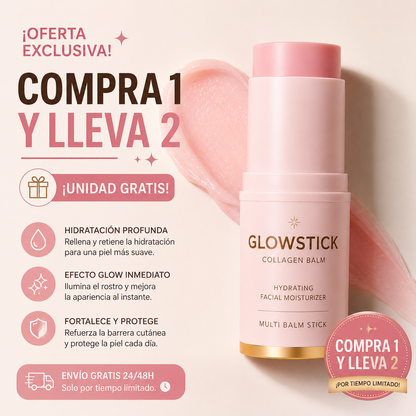 🌸 GlowStick™ Collagen Balm ✨ Compra 1 y Llévate 2 – Solo Hoy