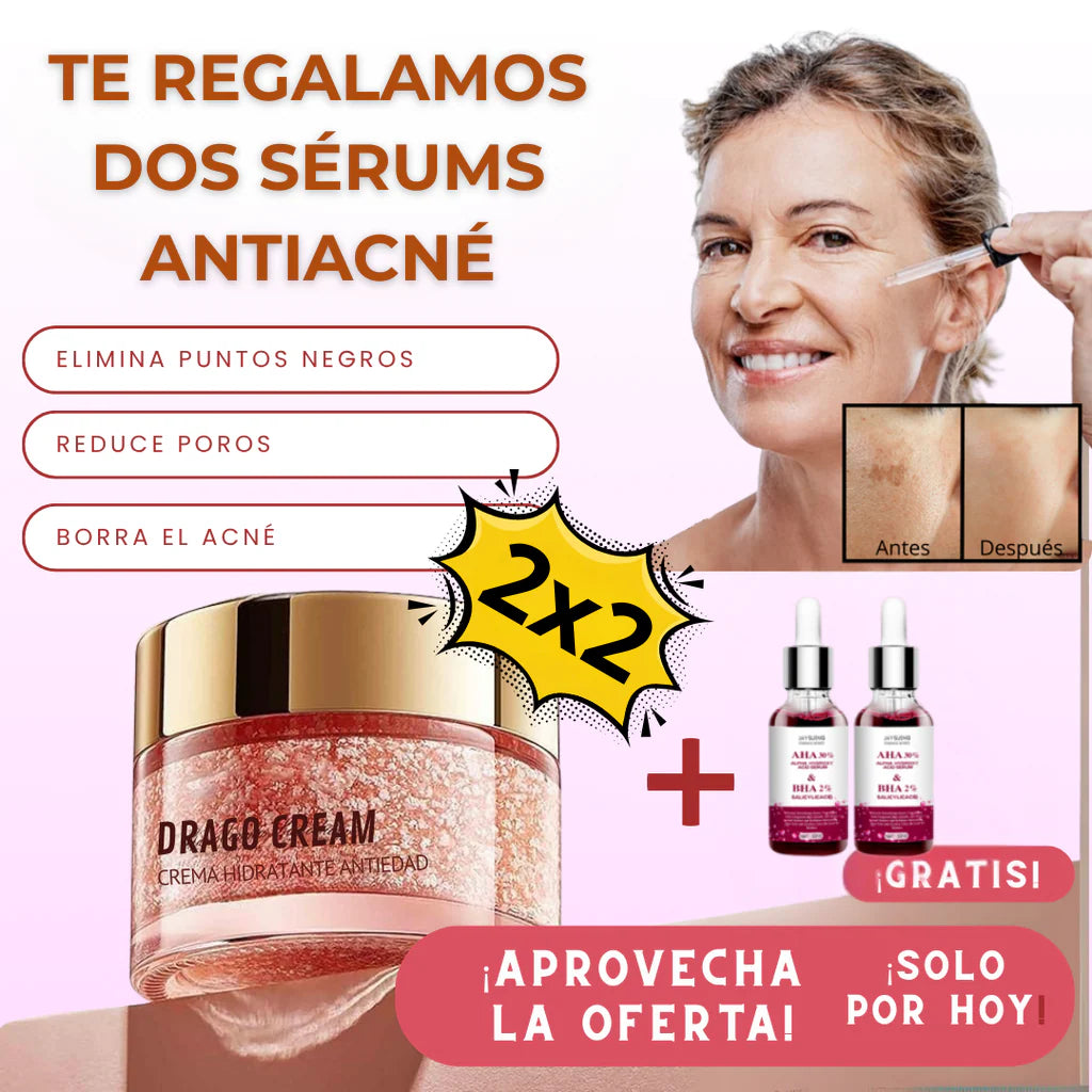 DragoCream | Tu misma piel, ¡pero 10 años más joven! | 2x2 solo hoy