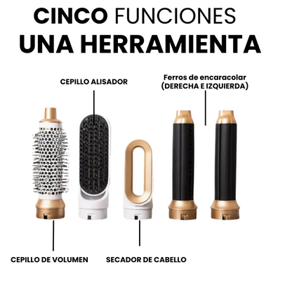 GLAM AIR- Cepillo Profissionale 5 en 1