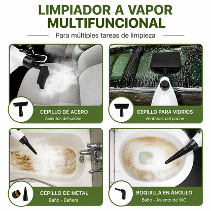 SteamElite™ Limpiador a Vapor Multifunción Incluye 12 accesorios + Vapor de alta presión + Envío Gratis 24h + Pago contra Reembolso 🔥