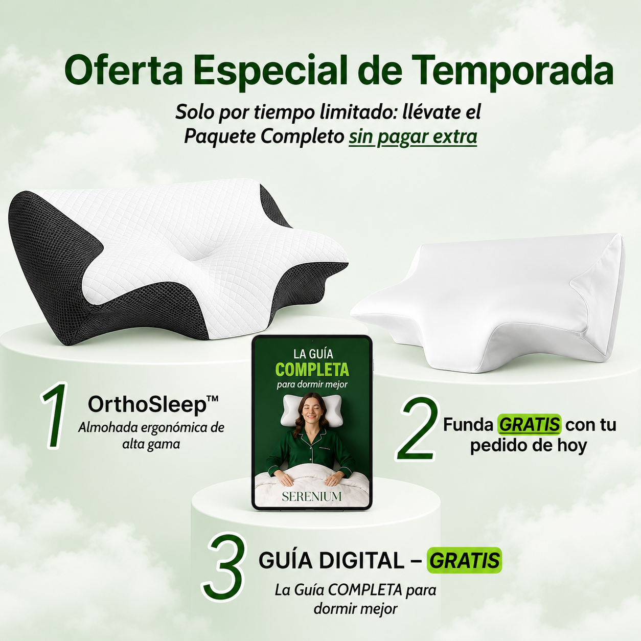 OrthoSleep™ – Almohada Cervical