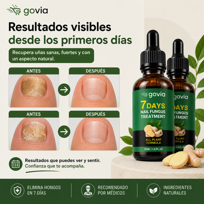 TRATAMIENTO ANTI HONGOS 7 DÍAS 100% NATURAL