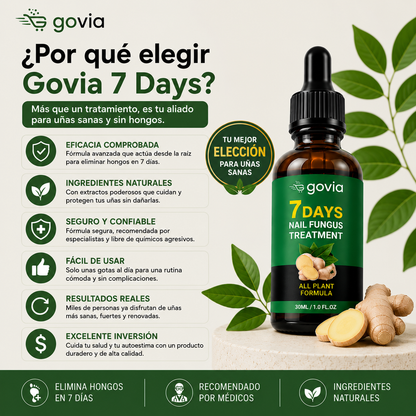 TRATAMIENTO ANTI HONGOS 7 DÍAS 100% NATURAL