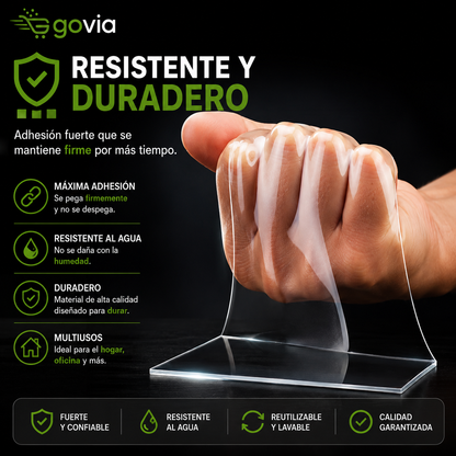 ¡PROMO 3X1! Cinta Doble Faz: Fija, Organiza y Decora sin Dañar tus Superficies