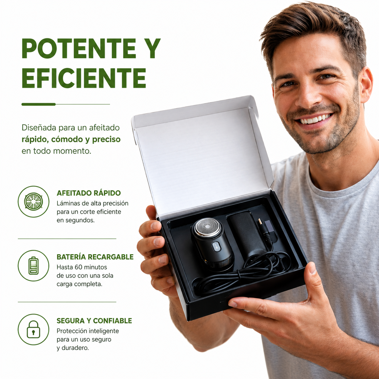 🔥 AFEITARSE NO DEBERÍA DOLER: ELIMINA CORTES E IRRITACIÓN CON LA MINI AFEITADORA QUE ESTÁ CONQUISTANDO ESPAÑA ⏳ UNIDADES LIMITADAS - PAGO AL RECIBIR ✅