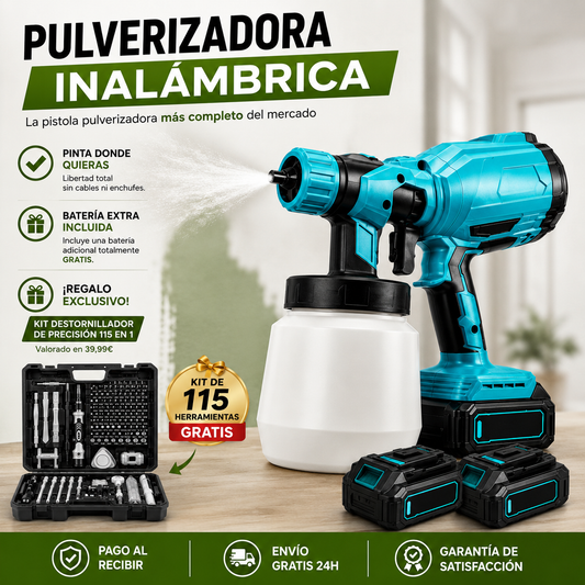 🎨 Pulverizadora Inalámbrica Profesional