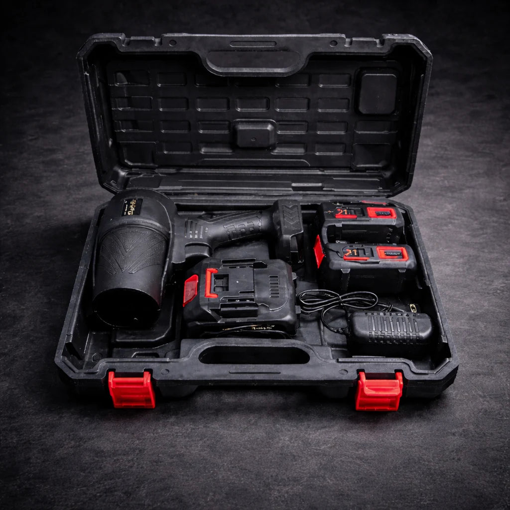 💨 TurboSoplador PRO™ 1500W | 2 Baterías + Maletín GRATIS | Potencia Profesional para Coche, Jardín y Hogar