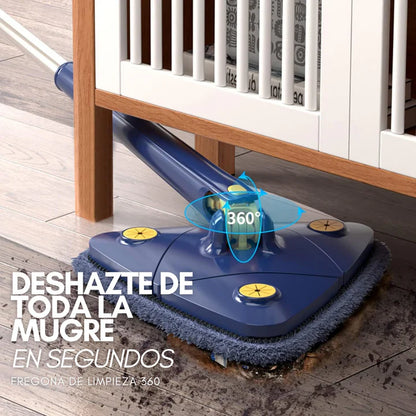Limpia todos los rincones sin agacharte – Fregona 360° + 🎁 10 Recambios GRATIS